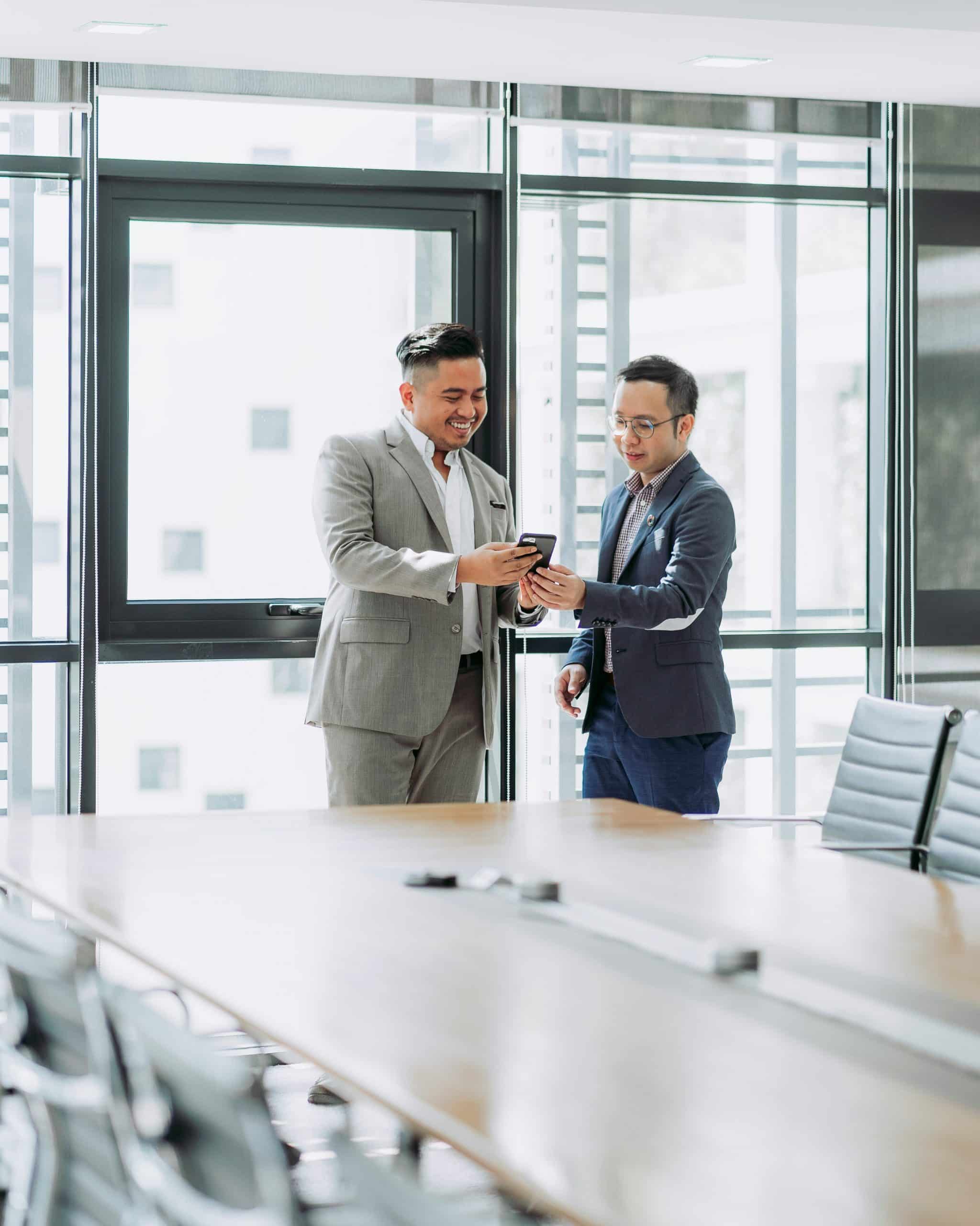 business owners meeting and agreeing