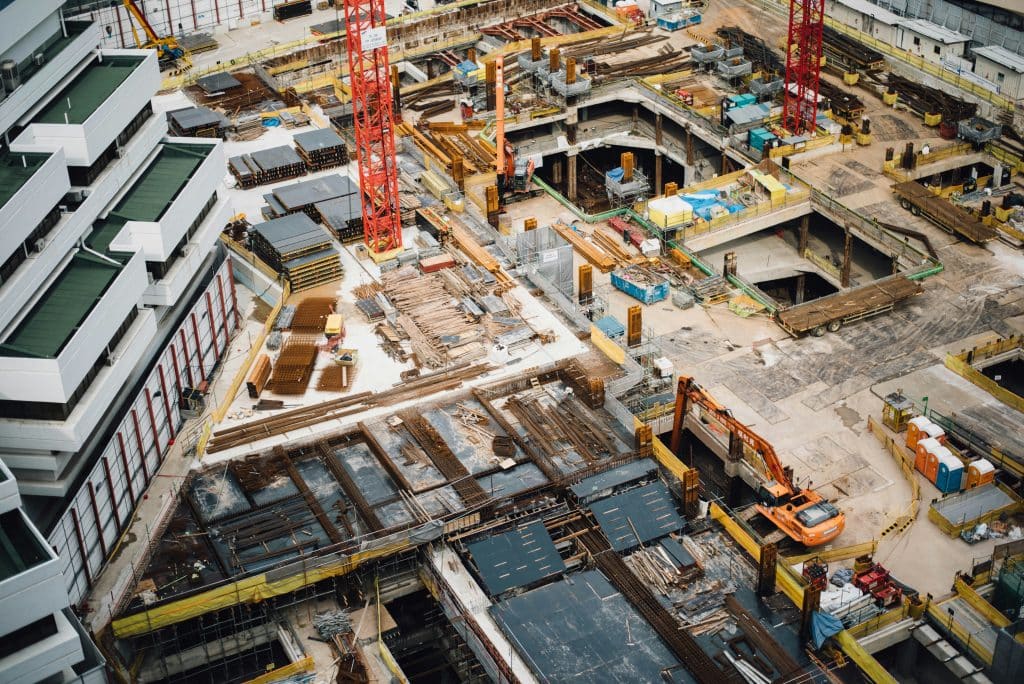 Civil Engineering construction site.
